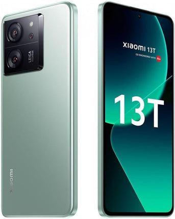 13T Leica 5G + 4G LTE (256GB+12GB) Global ROM Unlocked Worldwide (Tmobile Mint Tello Global) 50MP Triple Pro Leica Camera 6.67" 144Mhz + (W/Fast 51W Car Charger) (Meadow Green Global ROM)