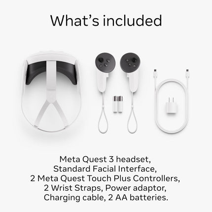 Quest 3 512GB— Breakthrough Mixed Reality Headset — Powerful Performance