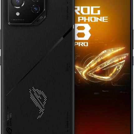 ROG Phone 8 Pro Unlocked Android Phone, US Version, 6.78" 165Hz AMOLED Display, 512GB, 16GB RAM, 5500Mah Battery, 50MP Gimbal Camera, 32MP Front, Snapdragon 8 Gen 3, Dual-Sim, Phantom Black