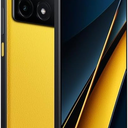 Poco X6 PRO 5G + 4G LTE Global Unlocked (512GB + 12GB) GSM 6.67" 64MP Triple Camera (Tmobile Mint Tello Global) + (Car Fast Car Dual Charger Bundle) (Yellow Global ROM)